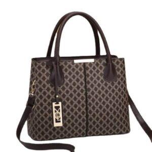 Simple Retro Printed Office Women's Handbag