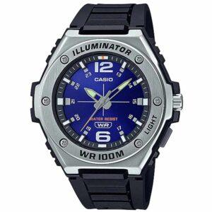 Casio MWA-100H-2AVDF Men's Analog Blue Dial Resin Strap Watch