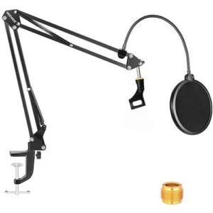 Neewer NW-35 Microphone Suspension Boom Arm with Pop Filter