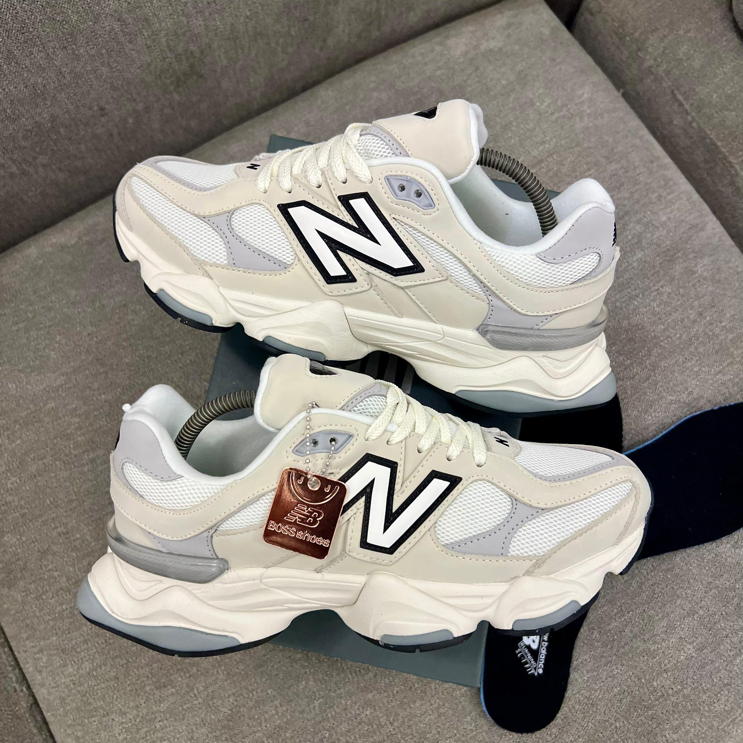 New Balance 9060 Sea Salt Raincloud Sneakers