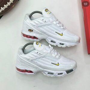 Nike Air Max Plus 3 White &amp; Yellow Sneakers