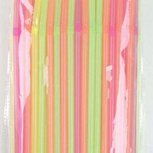 Disposable Straws Flexible x100