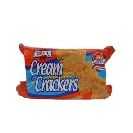 Beloxxi Cream Crackers Biscuits 200g x 12 Packs