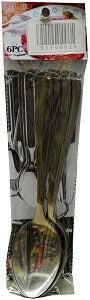 Stainless Steel Spoon Set x6