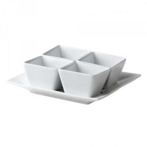 Symphony Square Plate 19 cm x4